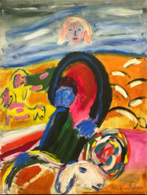 רועת הצאן עם עדר